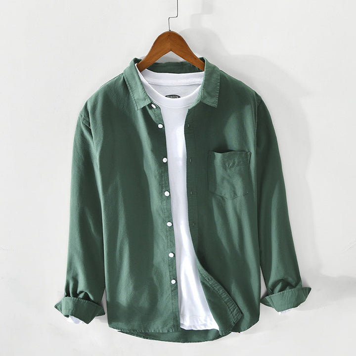 "Elegantes Herren-Oxford-Hemd aus Baumwolle, atmungsaktiv, in klassischem Design, ideal für formelle Anlässe."