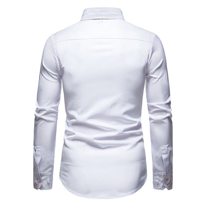 "Elegantes Herren-Paisley-Hemd mit langen Ärmeln, perfekt für smart-casual Look in verschiedenen Farben."