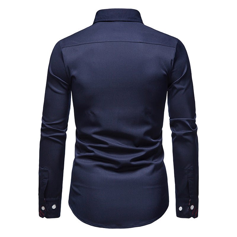"Elegantes Herren-Paisley-Hemd mit langen Ärmeln, perfekt für smart-casual Look in verschiedenen Farben."
