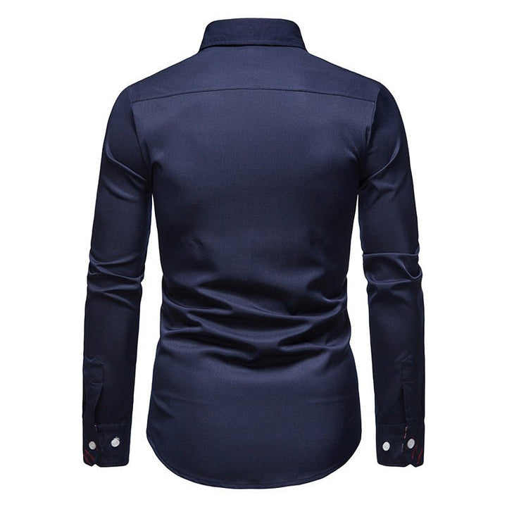 "Elegantes Herren-Paisley-Hemd mit langen Ärmeln, perfekt für smart-casual Look in verschiedenen Farben."