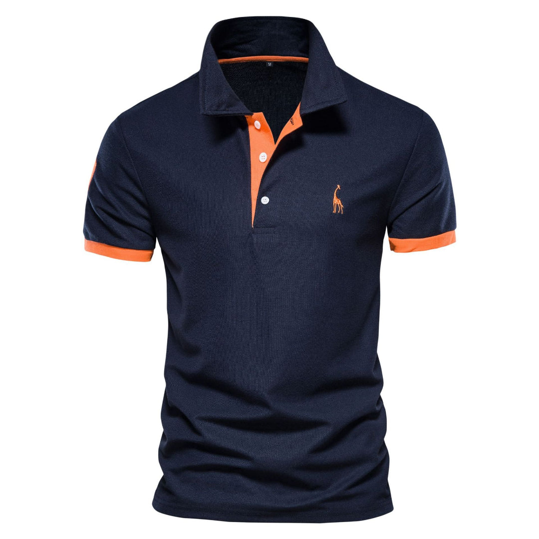 Elegantes Herren-Poloshirt, stilvolles Design, komfortable Passform, vielseitig für legere und formelle Anlässe geeignet.
