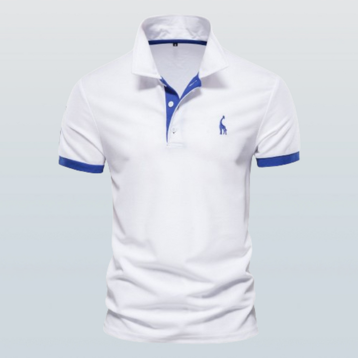 Elegantes Herren-Poloshirt, stilvolles Design, komfortable Passform, vielseitig für legere und formelle Anlässe geeignet.