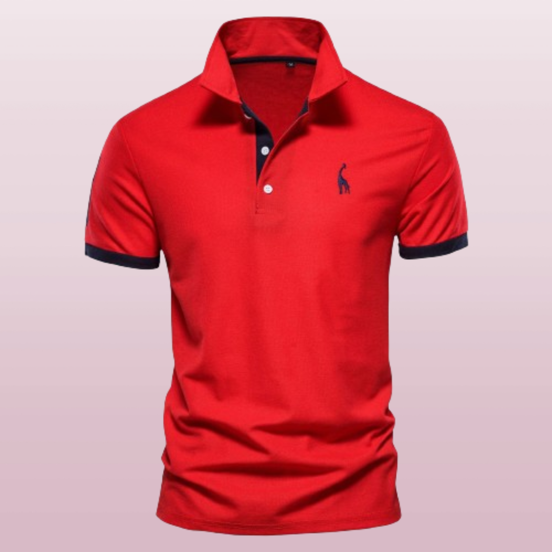 Elegantes Herren-Poloshirt, stilvolles Design, komfortable Passform, vielseitig für legere und formelle Anlässe geeignet.