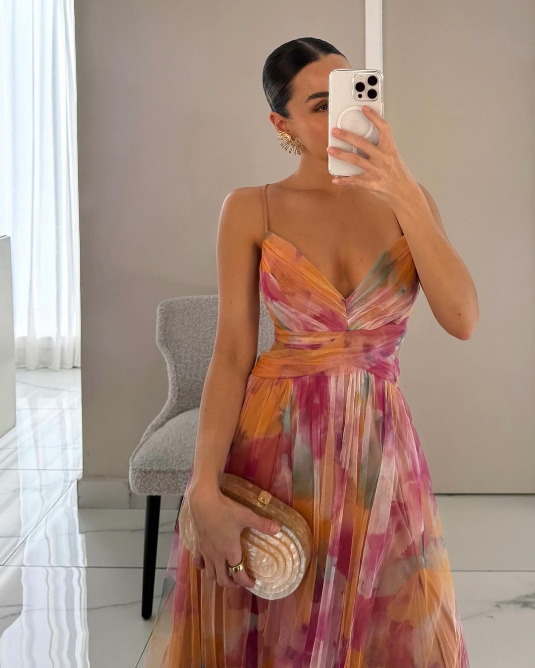 "Elegantes Maxikleid mit Blumenmuster für ganztägigen Komfort, ideales Damenkleid mit floralem Design, vielseitiger Stil"