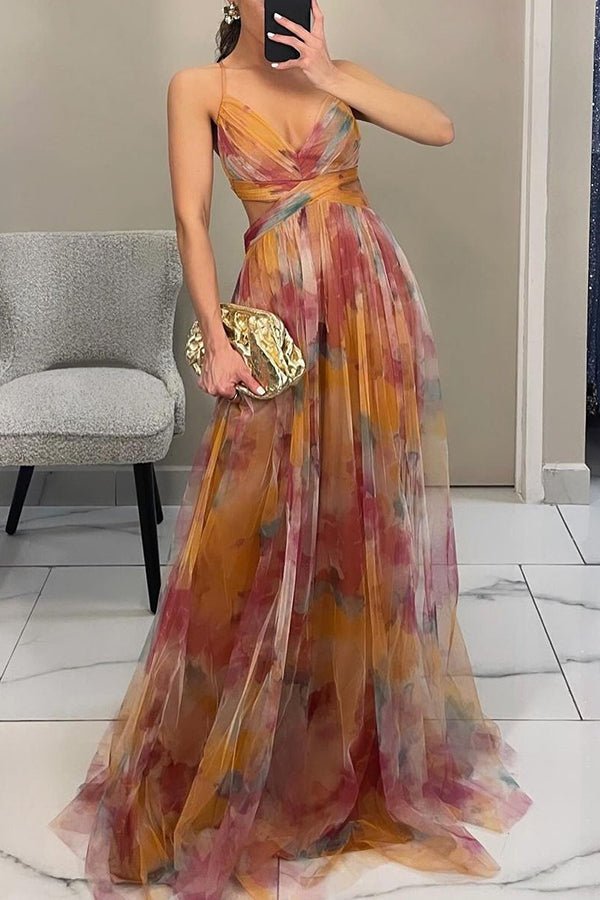 "Elegantes Maxikleid mit Blumenmuster für ganztägigen Komfort, ideales Damenkleid mit floralem Design, vielseitiger Stil"