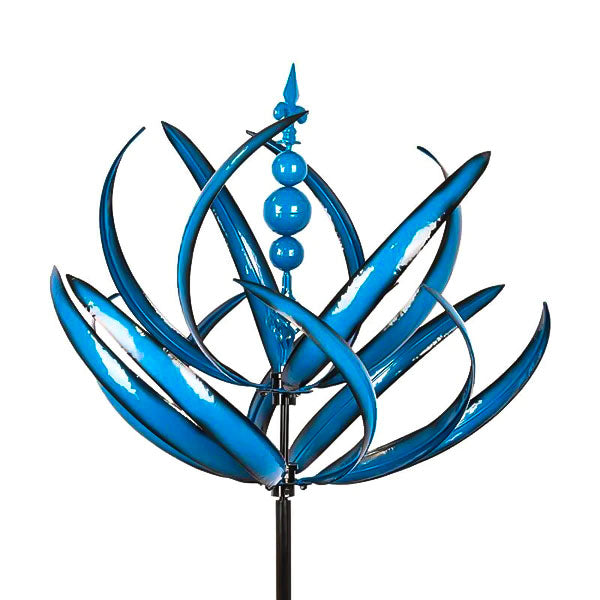 "Elegantes rotierendes Metall-Windspiel, antike Optik, für Garten oder Terrasse, beeindruckender dekorativer Effekt"