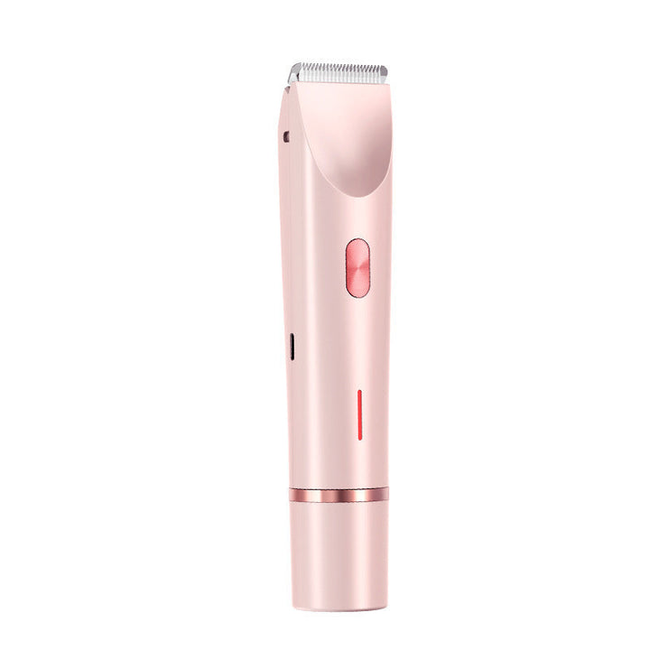 Elektrischer Haartrimmer für Frauen, elegant, ergonomisch, für sanfte und präzise Haarentfernung an empfindlichen Stellen.