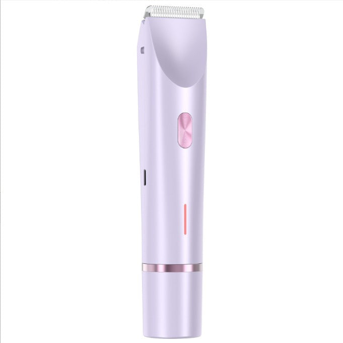 Elektrischer Haartrimmer für Frauen, elegant, ergonomisch, für sanfte und präzise Haarentfernung an empfindlichen Stellen.