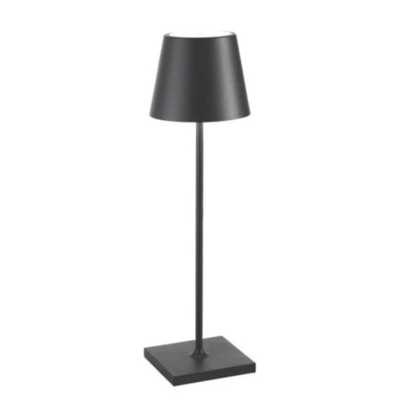 "Energieeffiziente Touch LED-Tischleuchte im minimalistischen Design, ideal für moderne Wohnräume."