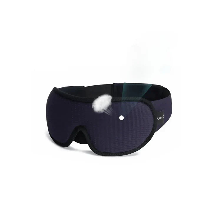 "Ergonomische 3D-Schlafmaske, passt sich optimal an, bietet Komfort und Dunkelheit, ideal für Reisen und zu Hause."