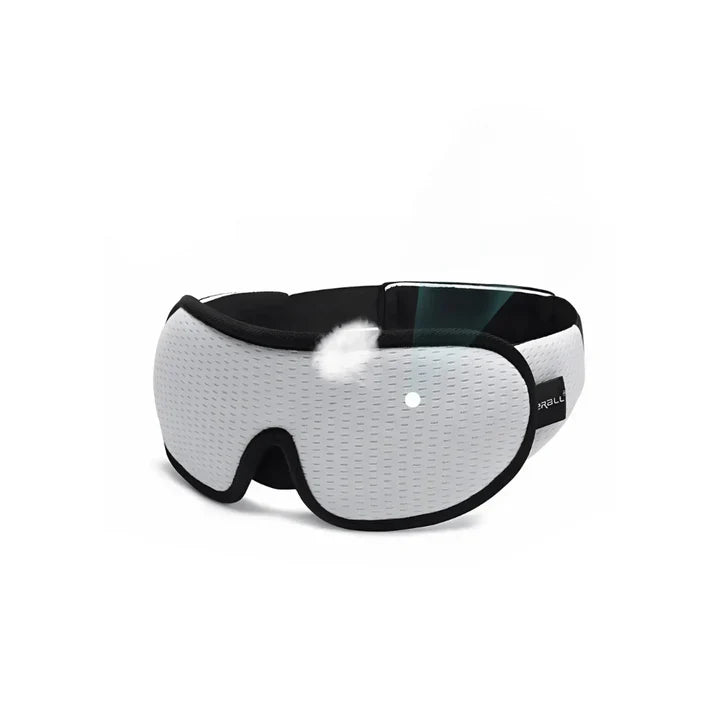 "Ergonomische 3D-Schlafmaske, passt sich optimal an, bietet Komfort und Dunkelheit, ideal für Reisen und zu Hause."