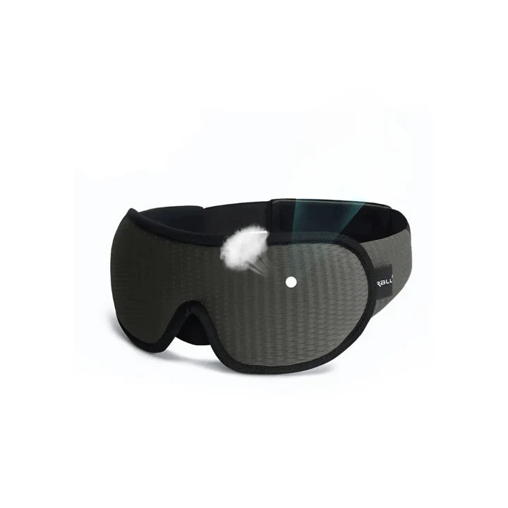 "Ergonomische 3D-Schlafmaske, passt sich optimal an, bietet Komfort und Dunkelheit, ideal für Reisen und zu Hause."