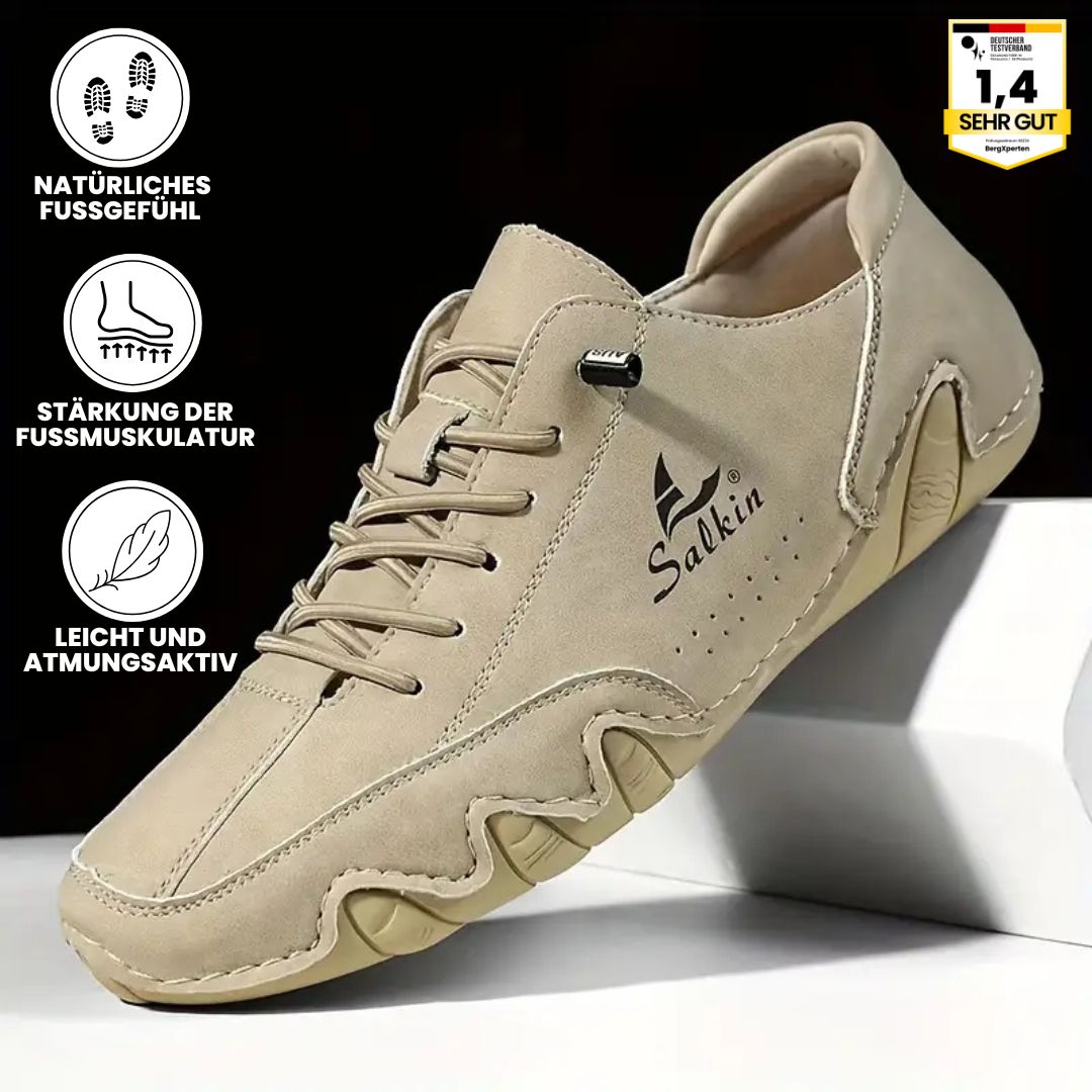 Ergonomische Barfußschuhe für Damen, blau, mit rutschfester Sohle und breitem Zehenraum für natürlichen Komfort und Halt.