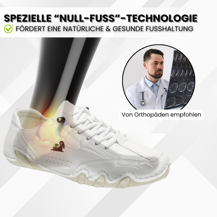 "Ergonomische Damen-Barfußschuhe, leicht, flexibel, rutschfeste Sohle, fördert natürliche Fußbewegung."
