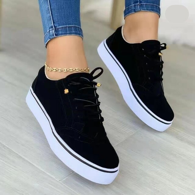 Ergonomische Damen-Freizeitschuhe aus Wildleder in vielseitigen Farben, ideal für Herbst und Alltag; elegant und komfortabel.