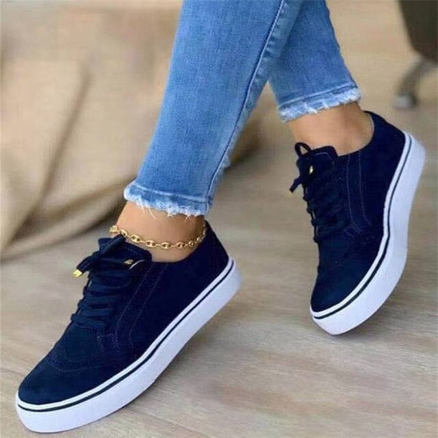 Ergonomische Damen-Freizeitschuhe aus Wildleder in vielseitigen Farben, ideal für Herbst und Alltag; elegant und komfortabel.