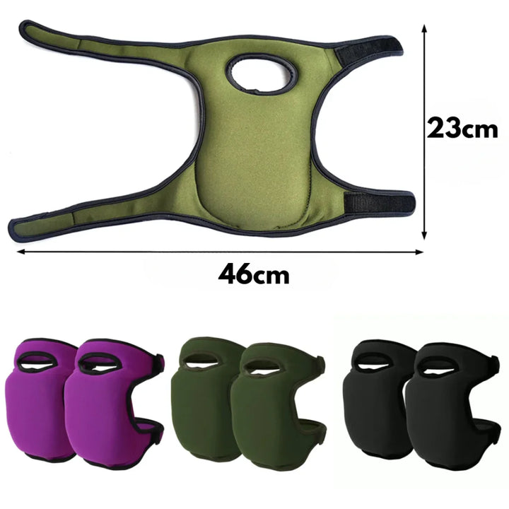 "Ergonomische Gartenschützer mit extra Polsterung, ideal für knieschonendes Arbeiten im Garten, wasserfest und bequem."
