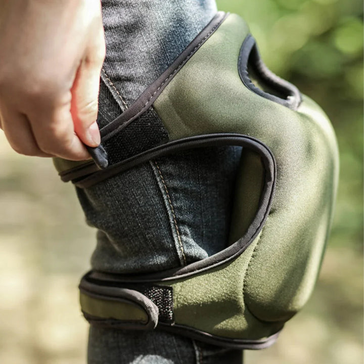 "Ergonomische Gartenschützer mit extra Polsterung, ideal für knieschonendes Arbeiten im Garten, wasserfest und bequem."
