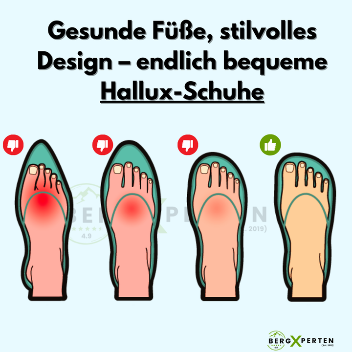 "Ergonomische Hallux Schuhe für Männer, atmungsaktiv mit breiter Zehenbox, ideal bei Hallux Valgus, schwarze Farbe."