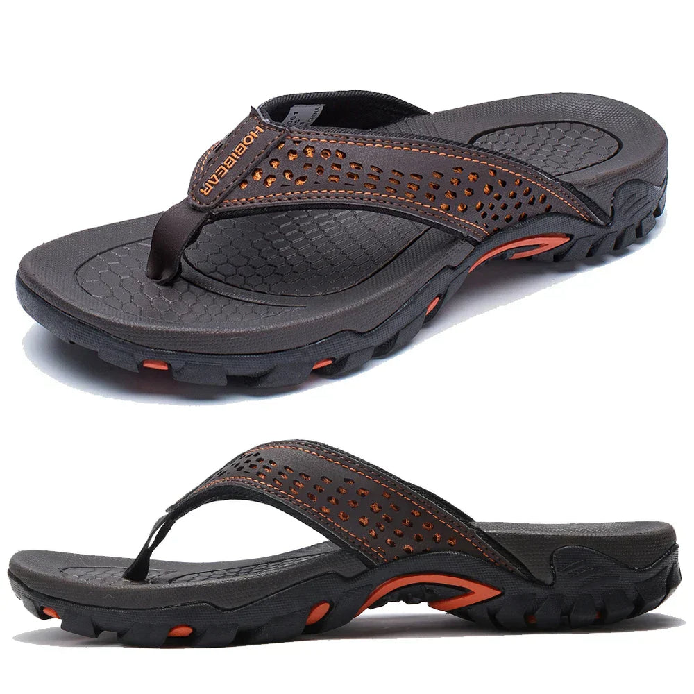 "Ergonomische Herren Slipper, komfortabel & stützend, in Grau, aus atmungsaktivem Material für den täglichen Gebrauch"