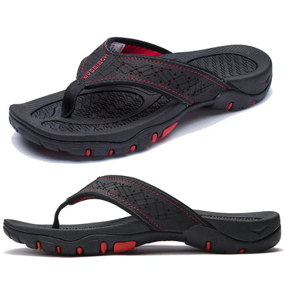 "Ergonomische Herren Slipper, komfortabel & stützend, in Grau, aus atmungsaktivem Material für den täglichen Gebrauch"