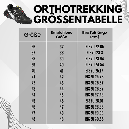 "Ergonomische OrthoTrekking Damenschuhe mit rutschfester Sohle und atmungsaktiver Struktur für Komfort und Schmerzlinderung."