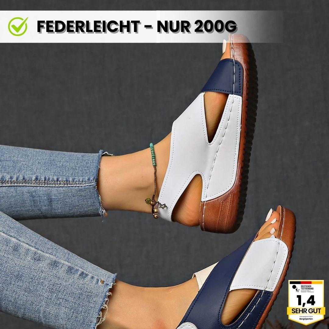 "Ergonomische Sandalen, Damen, stilvoll, rutschfeste Sohle, schmerzlindernd, modische Farboptionen, ganztägiger Komfort"