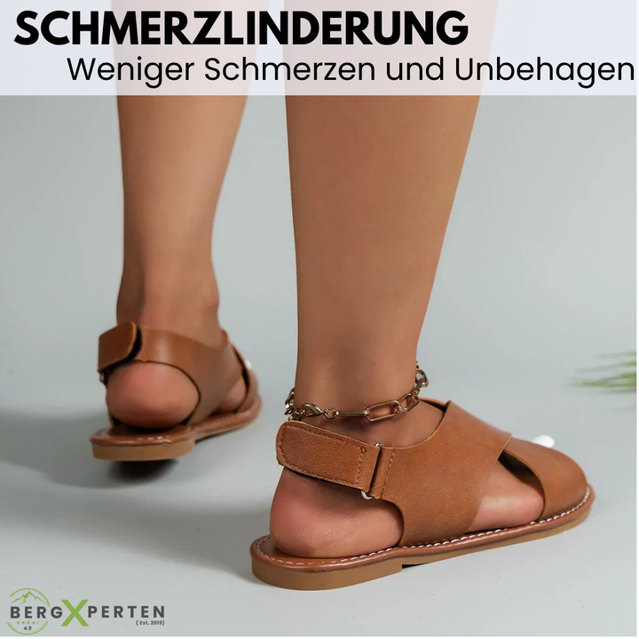 Ergonomische Sandalen für Damen, weiche Sohle, rutschfest, Verbesserung der Fußgesundheit, Größen 35-43 verfügbar.