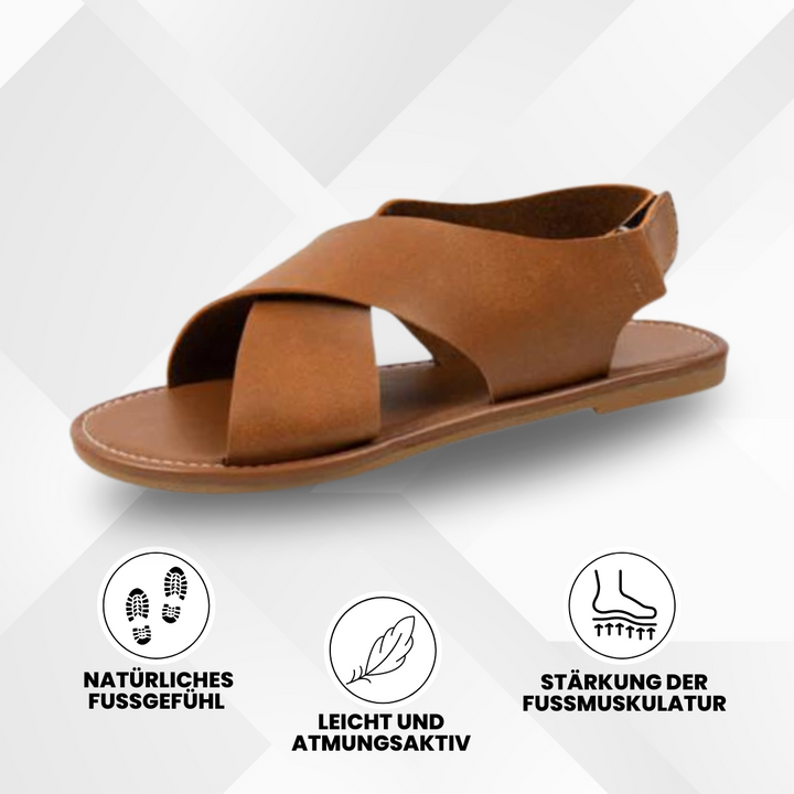 Ergonomische Sandalen für Damen, weiche Sohle, rutschfest, Verbesserung der Fußgesundheit, Größen 35-43 verfügbar.