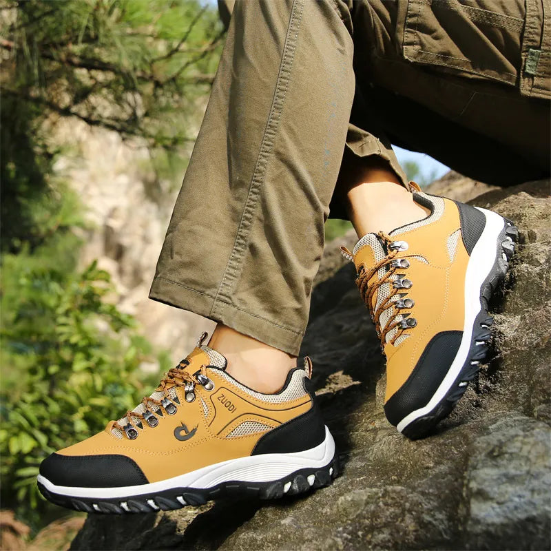 "Ergonomische, wasserdichte und rutschfeste Unisex-Schuhe, bequem mit atmungsaktivem Material und breiter Zehenbox."