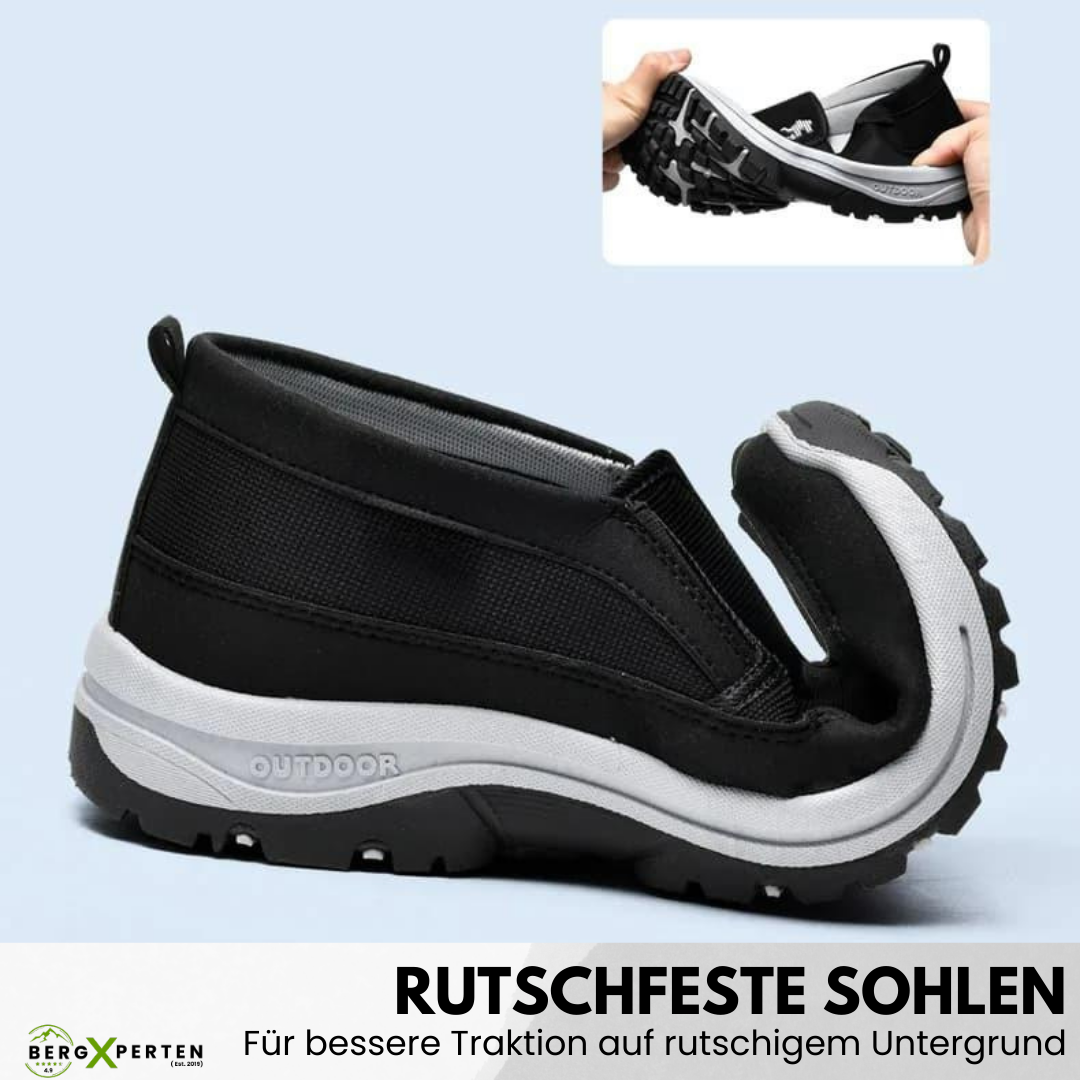Ergonomischer Komfortschuh mit atmungsaktivem Material und rutschfester Sohle für optimalen Halt und Fußgesundheit.