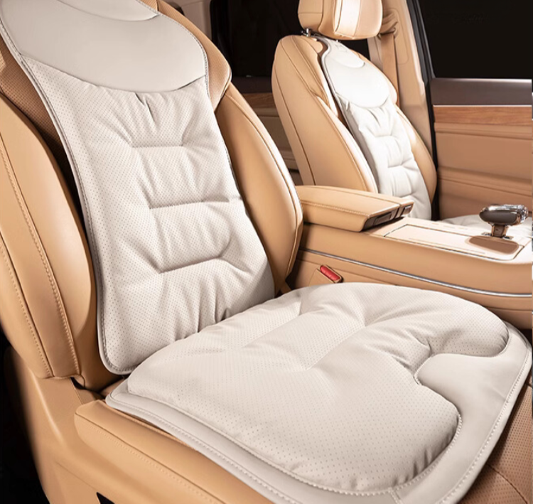 "Ergonomisches Autokissen, formschön, unterstützend, atmungsaktiv, perfekte Anpassung für Rückenkomfort und gesunde Haltung."