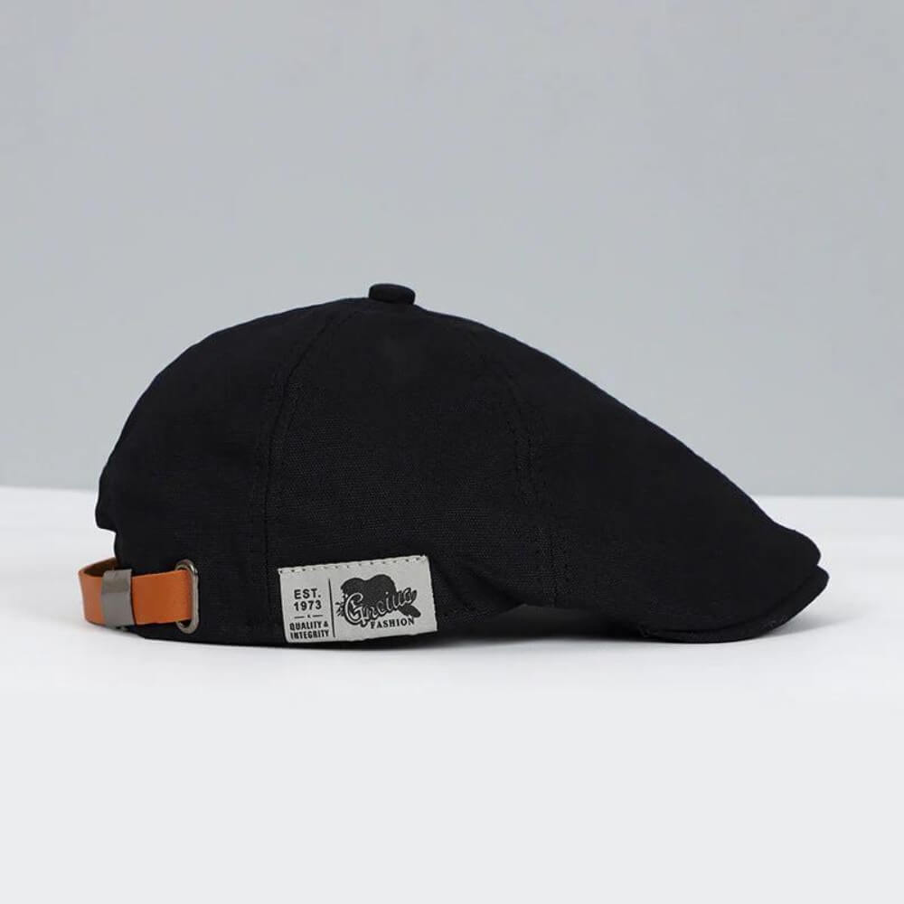Exklusive Herren Baskenmütze, klassisches Design, vielseitige Farben, sieht stilvoll aus auf Kopf, ideal für kühle Monate.