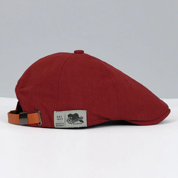 Exklusive Herren Baskenmütze, klassisches Design, vielseitige Farben, sieht stilvoll aus auf Kopf, ideal für kühle Monate.