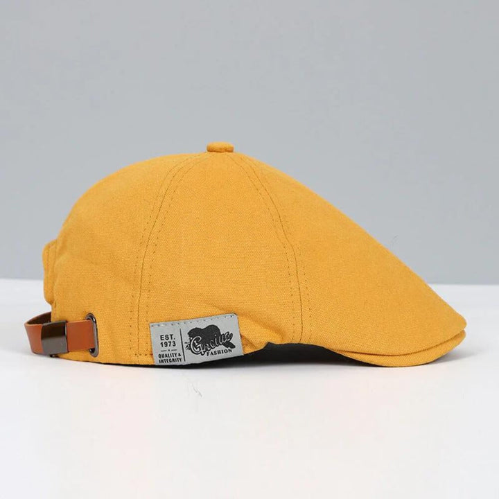 Exklusive Herren Baskenmütze, klassisches Design, vielseitige Farben, sieht stilvoll aus auf Kopf, ideal für kühle Monate.
