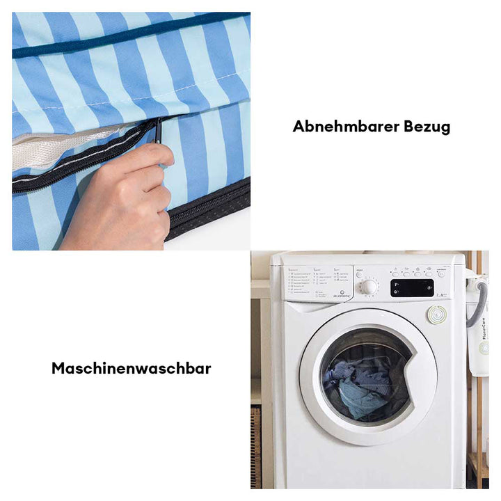 "Extragroßes kühlendes Hundebett, orthopädisch, mit Memory-Schaum, waschbar, für maximalen Komfort."