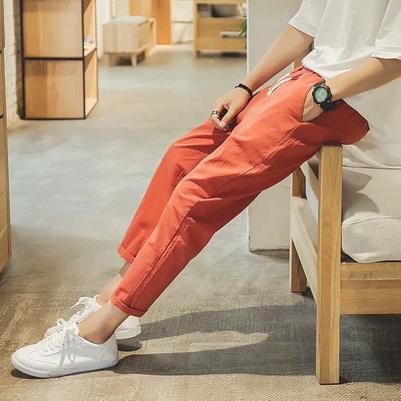 Leichte Herren-Baumwollhose - Komfort und Stil