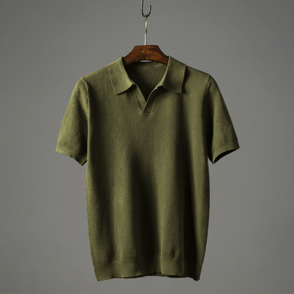 Luxuriöses Poloshirt aus Peruanischer Baumwolle