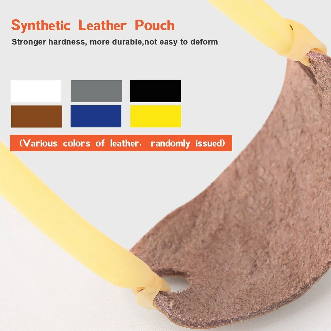 Faltbare Handgelenk-Schleuder aus Aluminium, leicht und stabil, mit grünen Power-Bändern und ergonomischem Griff für Zielschi