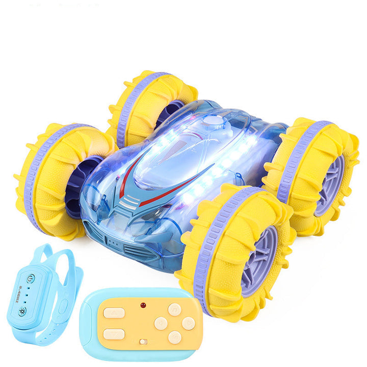 "Ferngesteuertes Amphibienfahrzeug für Land und Wasser, vielseitig, robust, wasserfest, ideal für Abenteuer auf jedem Terrain