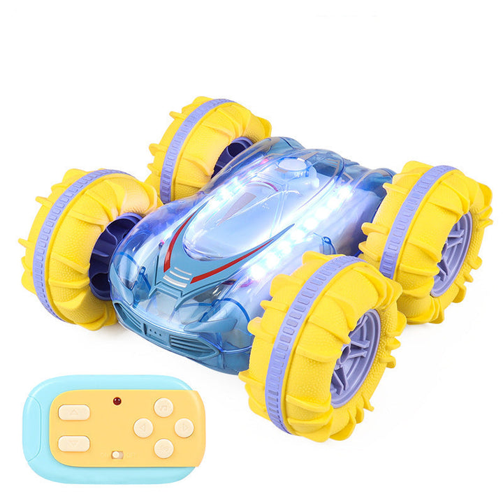 "Ferngesteuertes Amphibienfahrzeug für Land und Wasser, vielseitig, robust, wasserfest, ideal für Abenteuer auf jedem Terrain