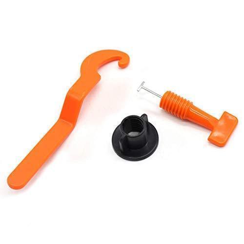 "Fliesen-Nivelliersystem stabil, wiederverwendbar, für präzise und glatte Fliesenverlegung bei DIY-Projekten."