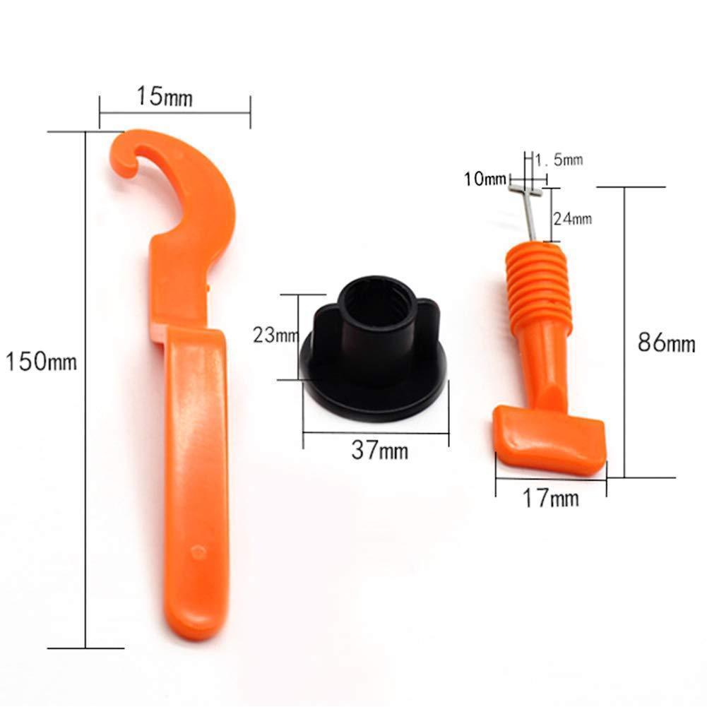 "Fliesen-Nivelliersystem stabil, wiederverwendbar, für präzise und glatte Fliesenverlegung bei DIY-Projekten."