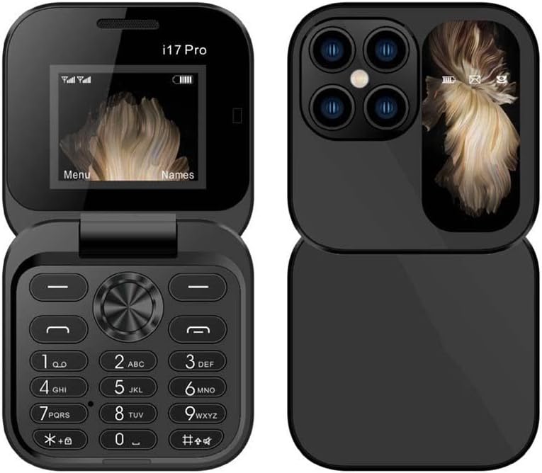 "FlipLite Handy, faltbar, kompakt, vielseitig, Dual-SIM, HD-Kamera, leichtes Design, optimal für Reisen und Alltag"
