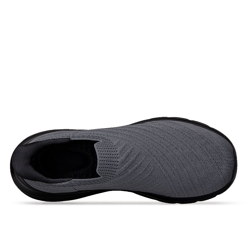Für Damen: Ergonomische Slip-In-Schuhe, gepolsterte Einlegesohle, stoßdämpfend, rutschfeste Sohle, schnürsenkelfreies Anziehe