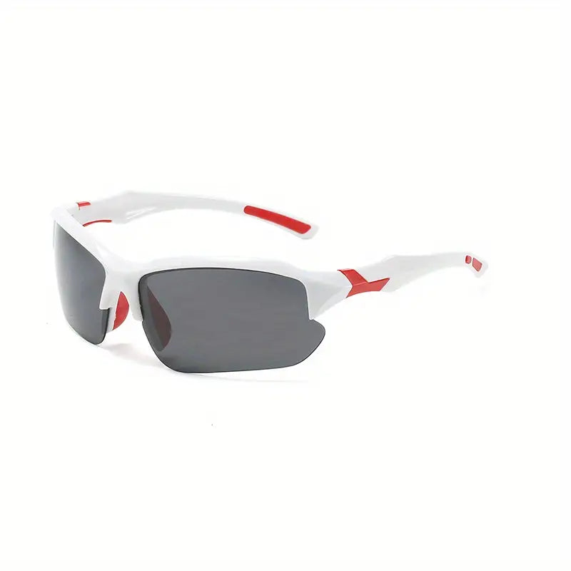 "Gepolarisierte Sportsonnenbrille für Herren, schlankes Design, flexible Rahmen, ideal für Outdoor-Sportarten, UV-Schutz"