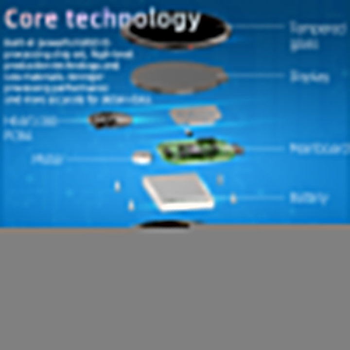 Gesundheitsüberwachung Smart Watch mit EKG, großem Farbbildschirm, sportlichem Armband und präziser Sensor-Technologie.