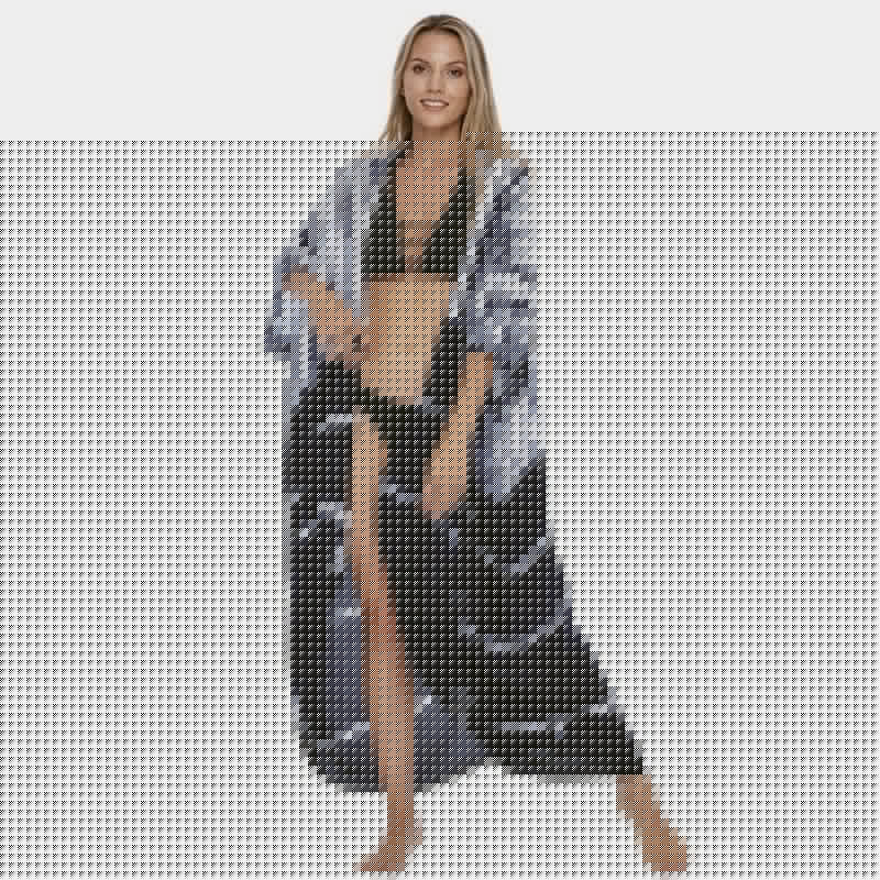 "Glamouröser Strandüberwurf für Damen, leichtes luftiges Material, ideal für stilvollen Sonnenschutz am Strand"