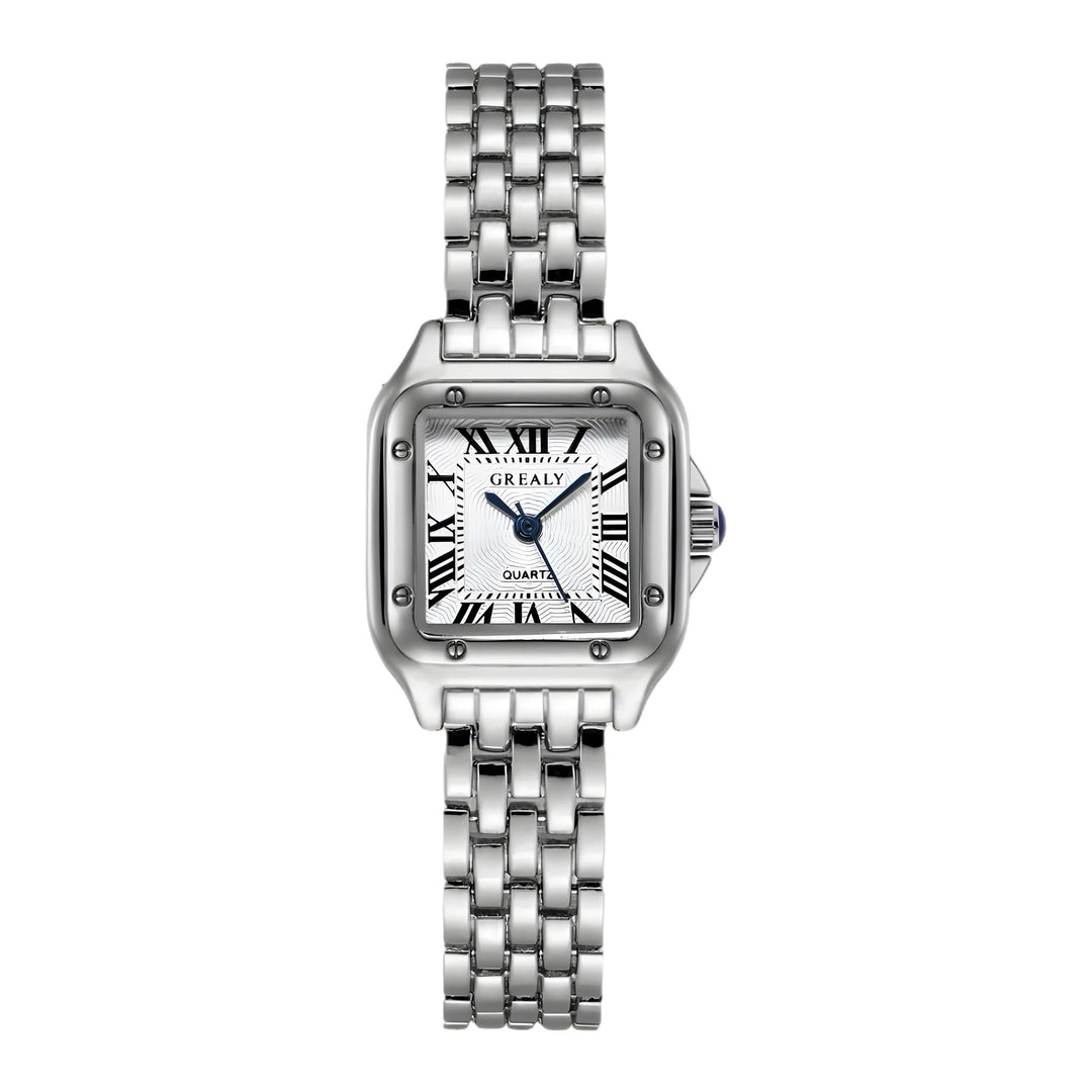 "Goldene Vintage-Uhr mit elegantem Design und feinen Details, stilvoller Luxus für Damen, Nahaufnahme"