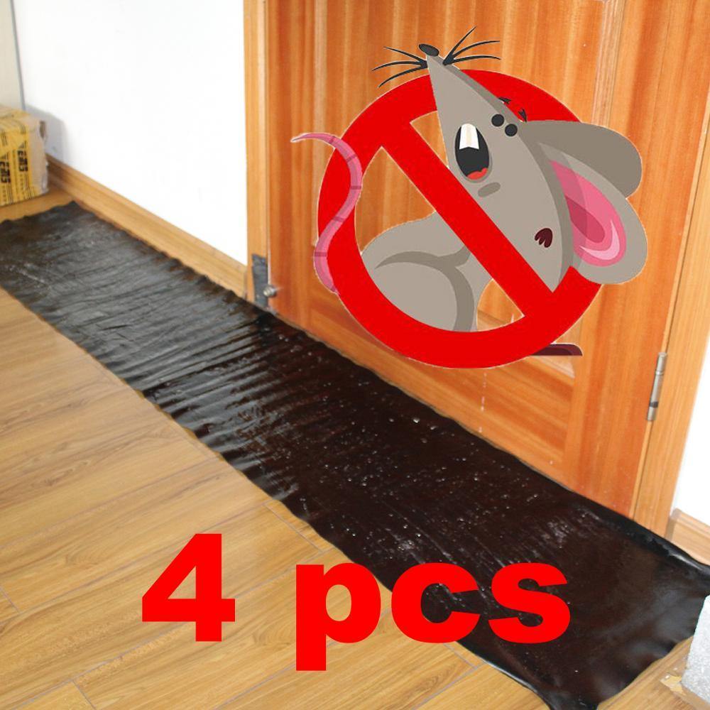 Große schwarze Klebefalle für Ratten und Mäuse, wasserdicht, ungiftig, mit hoher Haftkraft, sicher für Kinder und Haustiere.
